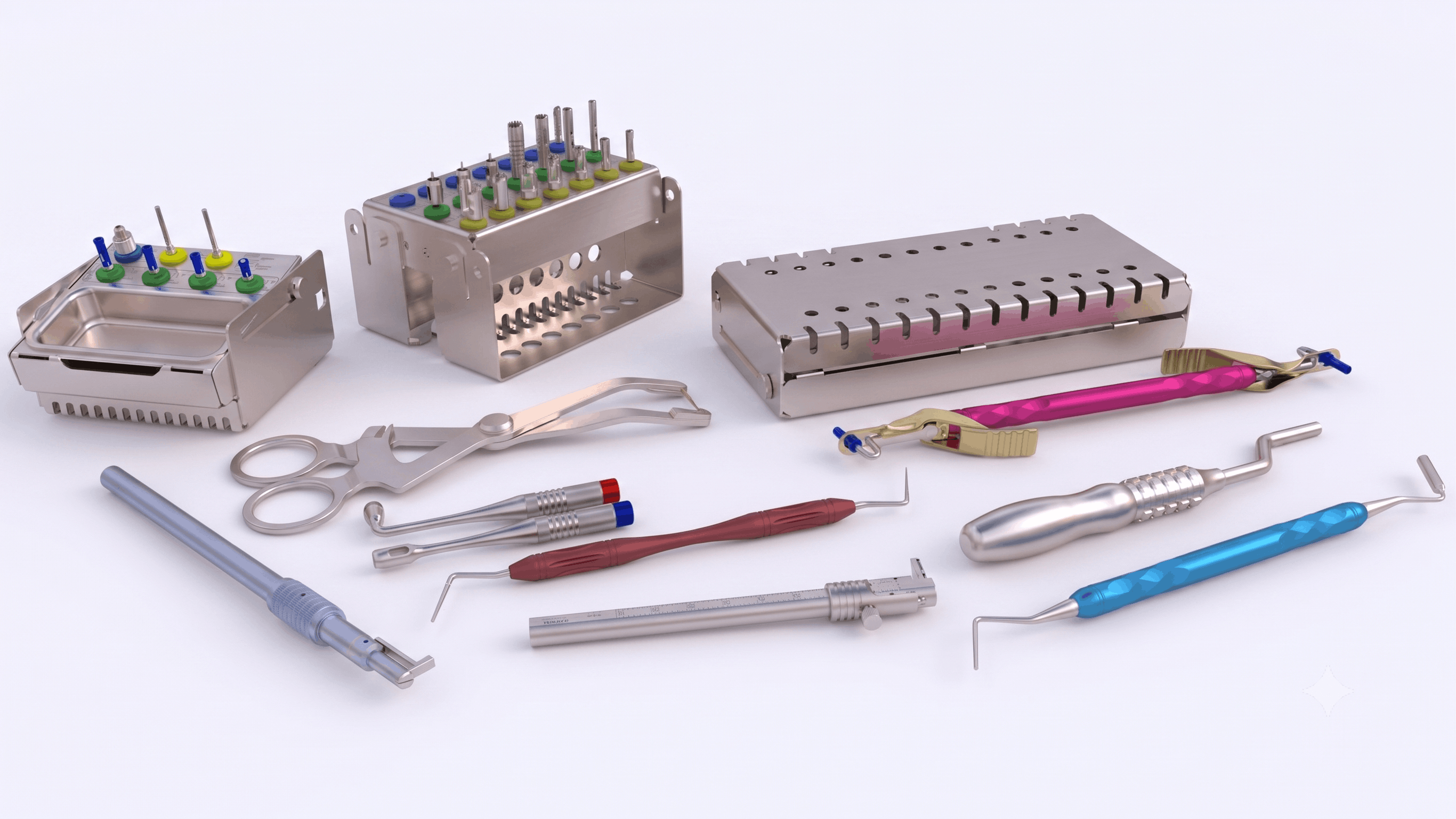 Precision steel instruments manufactured to spec by Smartway CNC in Sialkot